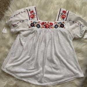 Embroidered blouse